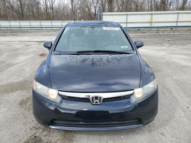 2HGFA16808H312645 - 2008 HONDA CIVIC EX BLACK photo 5