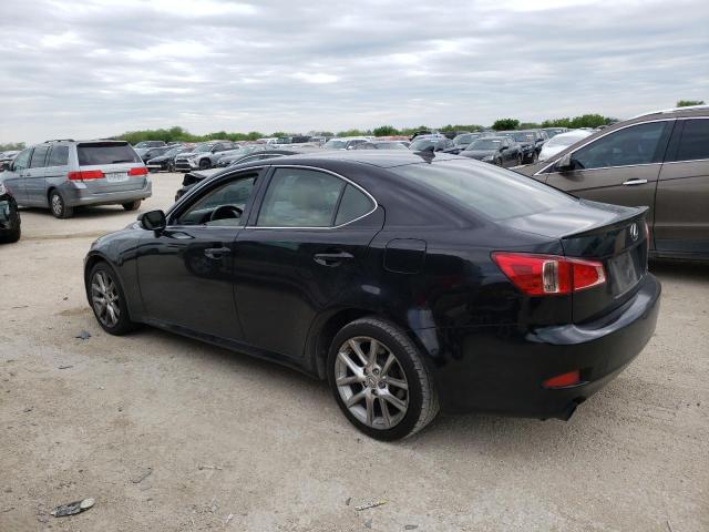 JTHCF5C25C5053790 - 2012 LEXUS IS 250 BLACK photo 2