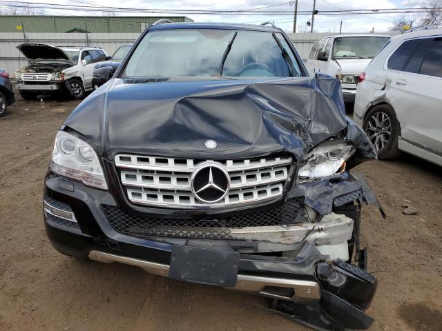 4JGBB8GB2BA725780 - 2011 MERCEDES-BENZ ML 350 4MATIC BLACK photo 5