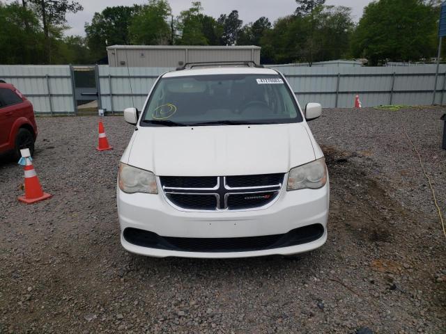 2C4RDGCG0DR552736 - 2013 DODGE GRAND CARA SXT WHITE photo 5