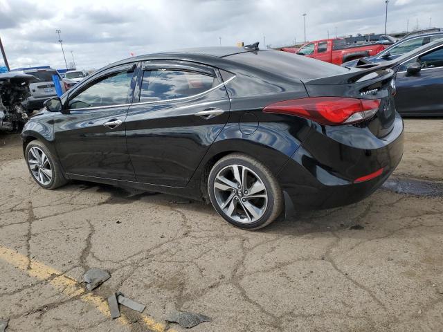 KMHDH4AE9EU034848 - 2014 HYUNDAI ELANTRA SE BLACK photo 2