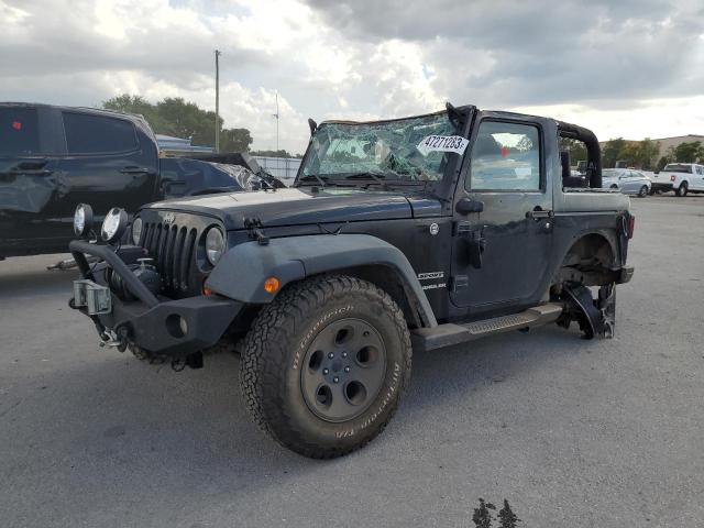 1C4AJWAG3DL549440 - 2013 JEEP WRANGLER SPORT GRAY photo 1