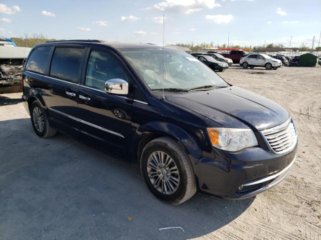 2C4RC1CG3DR646769 - 2013 CHRYSLER TOWN & COU TOURING L BLUE photo 4