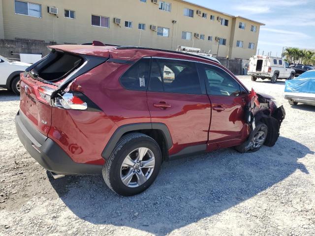 2T3W1RFV7NW236579 - 2022 TOYOTA RAV4 XLE RED photo 3