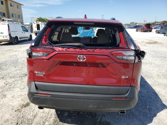 2T3W1RFV7NW236579 - 2022 TOYOTA RAV4 XLE RED photo 6