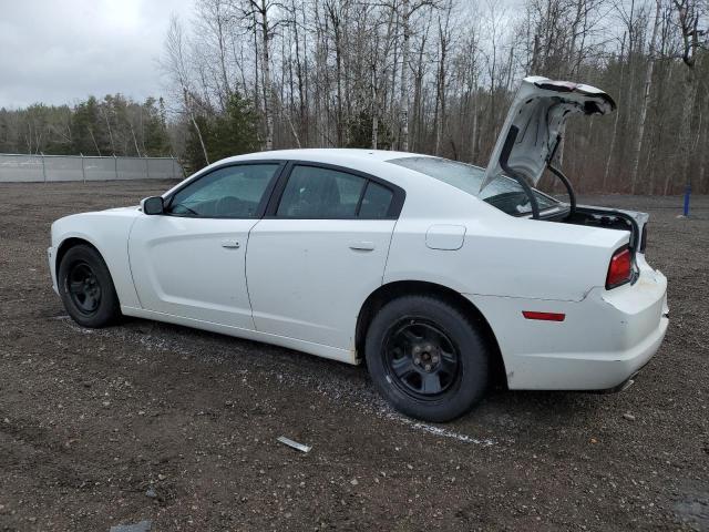 2C3CDXAG9DH619711 - 2013 DODGE CHARGER POLICE WHITE photo 2