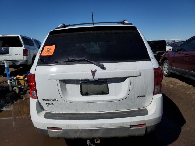 2CKDL43F786316460 - 2008 PONTIAC TORRENT WHITE photo 6