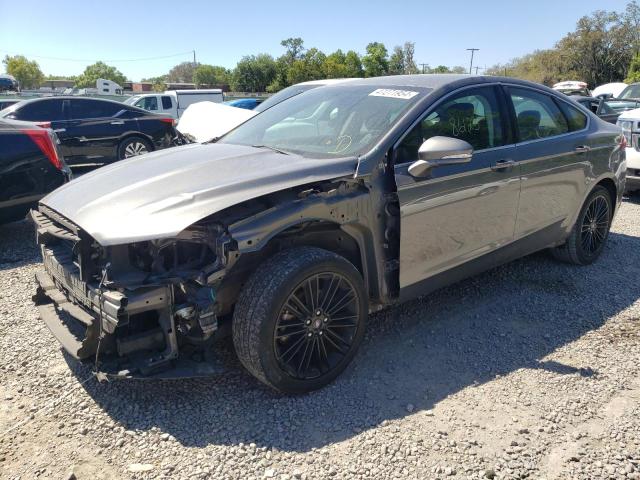 3FA6P0HD8ER157771 - 2014 FORD FUSION SE GRAY photo 1