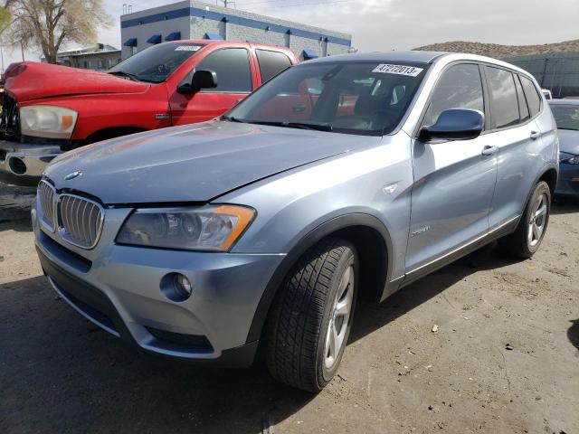 5UXWX5C50BL705097 - 2011 BMW X3 XDRIVE28I BLUE photo 1