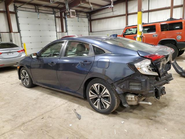 JHMFC1F7XJX018993 - 2018 HONDA CIVIC EXL ლურჯი ფოტო 2