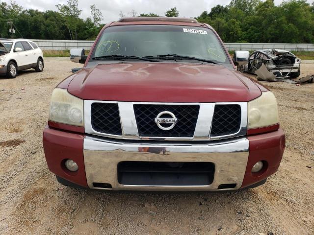 5N1AA08A36N738767 - 2006 NISSAN ARMADA SE RED photo 5