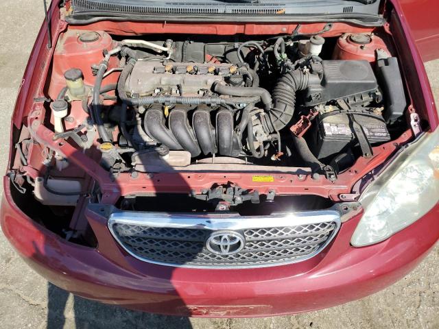 2T1BR32E75C457460 - 2005 TOYOTA COROLLA CE RED photo 11