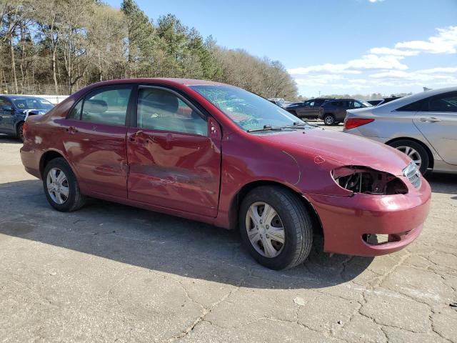 2T1BR32E75C457460 - 2005 TOYOTA COROLLA CE RED photo 4