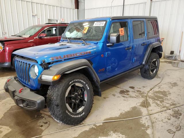 1C4HJXFG7MW705412 - 2021 JEEP WRANGLER RUBICON BLUE photo 1