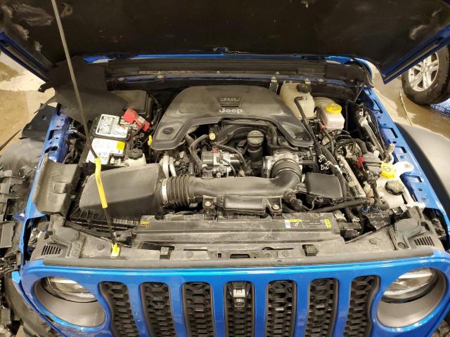 1C4HJXFG7MW705412 - 2021 JEEP WRANGLER RUBICON BLUE photo 11