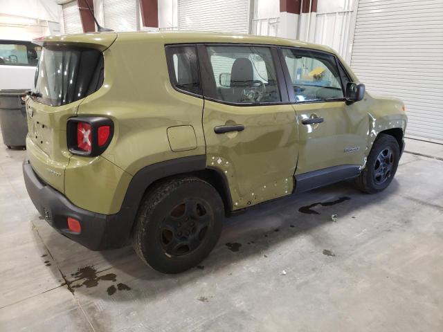 ZACCJAAT6FPB79012 - 2015 JEEP RENEGADE SPORT GREEN photo 3