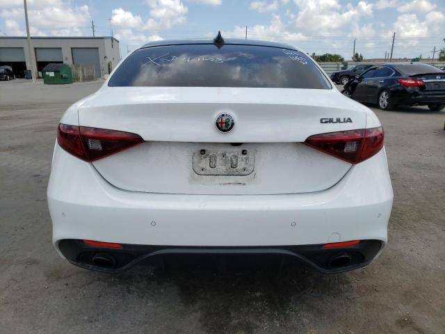 ZARFAMBN4K7621653 - 2019 ALFA ROMEO GIULIA TI WHITE photo 6