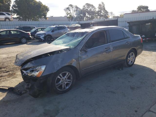 1HGCM56726A064550 - 2006 HONDA ACCORD EX GRAY photo 1