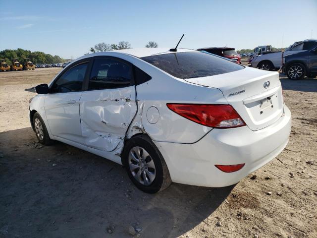 KMHCT4AE7HU325329 - 2017 HYUNDAI ACCENT SE WHITE photo 2