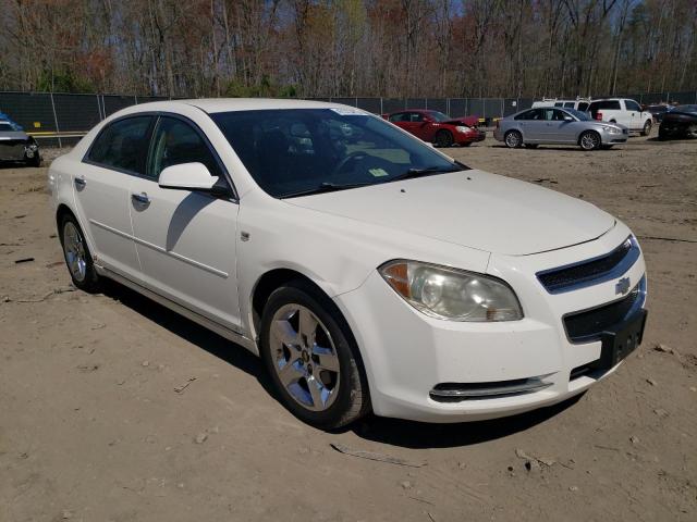 1G1ZH57B184207093 - 2008 CHEVROLET MALIBU 1LT WHITE photo 4