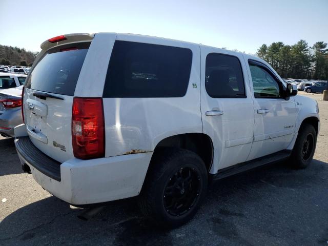 1GNFK13588R221121 - 2008 CHEVROLET TAHOE K1500 HYBRID WHITE photo 3