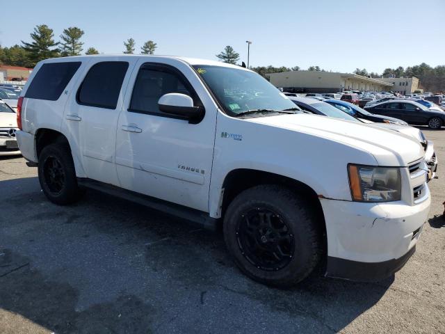 1GNFK13588R221121 - 2008 CHEVROLET TAHOE K1500 HYBRID WHITE photo 4