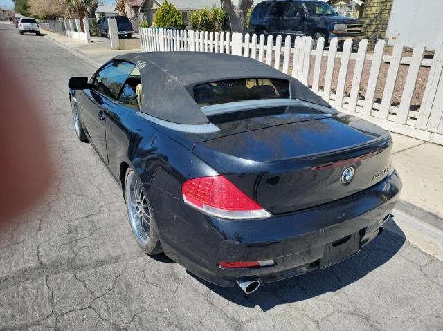 WBAEK73465B324800 - 2005 BMW 645 CI AUTOMATIC Қара фото 3