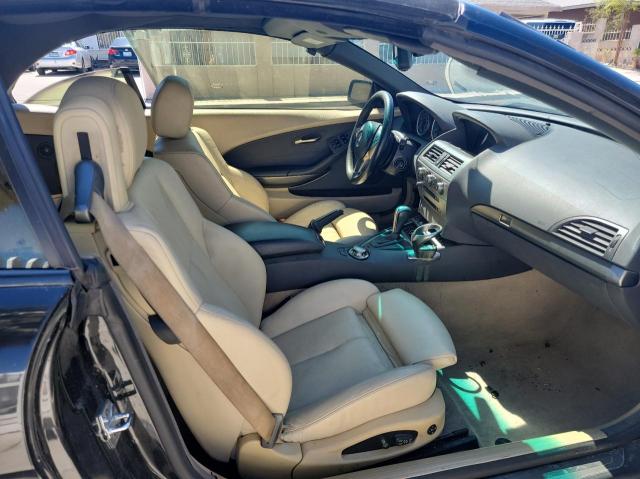 WBAEK73465B324800 - 2005 BMW 645 CI AUTOMATIC Қара фото 5