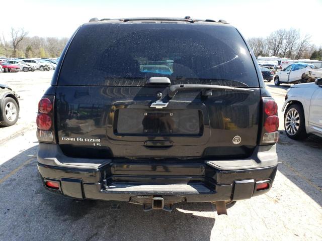 1GNDT13S072121337 - 2007 CHEVROLET TRAILBLAZE LS BLACK photo 6