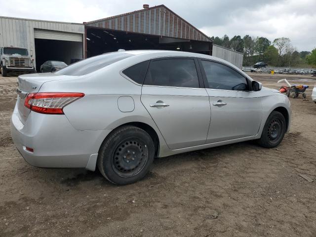 3N1AB7AP9FY257243 - 2015 NISSAN SENTRA S SILVER photo 3