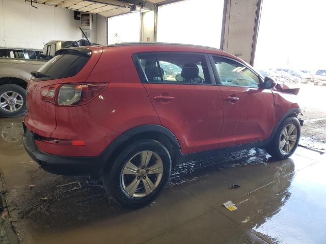 KNDPB3A27C7217342 - 2012 KIA SPORTAGE BASE RED photo 3