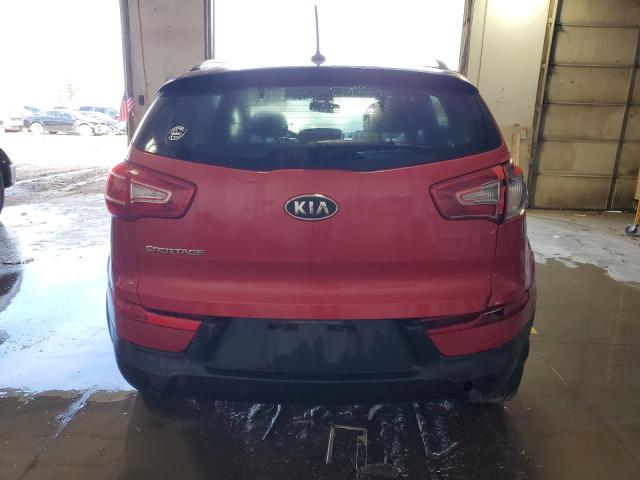 KNDPB3A27C7217342 - 2012 KIA SPORTAGE BASE RED photo 6