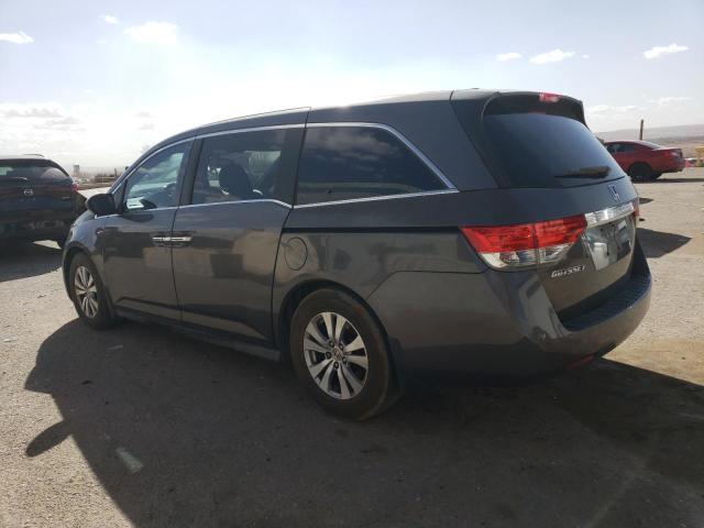 5FNRL5H66EB113500 - 2014 HONDA ODYSSEY EXL GRAY photo 2