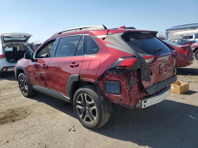 2T3J1RFV1KW019650 - 2019 TOYOTA RAV4 ADVENTURE RED photo 2