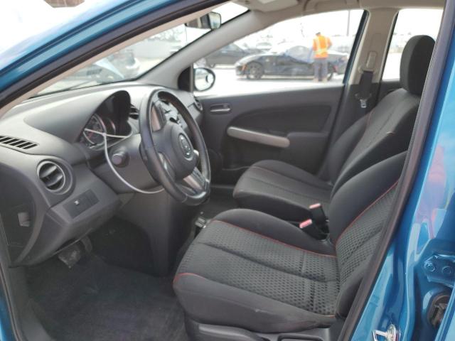 JM1DE1LY8C0136925 - 2012 MAZDA MAZDA2 BLUE photo 7