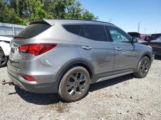 5XYZW4LA7HG446430 - 2017 HYUNDAI SANTA FE S GRAY photo 3