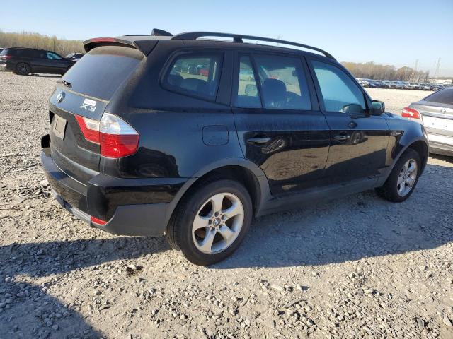 WBXPC93487WF19478 - 2007 BMW X3 3.0SI BLACK photo 3