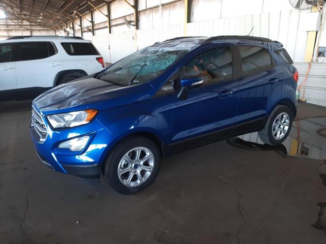 MAJ3S2GEXMC434604 - 2021 FORD ECOSPORT SE Bleu photo 1