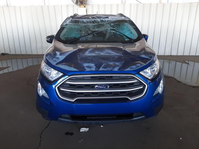 MAJ3S2GEXMC434604 - 2021 FORD ECOSPORT SE Bleu photo 5