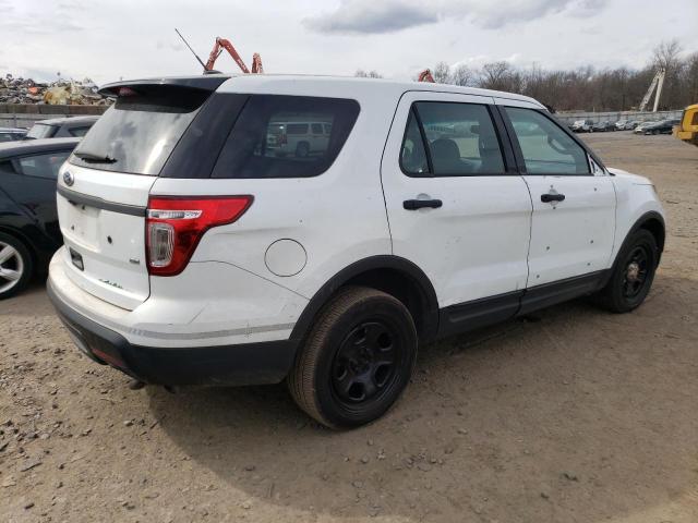 1FM5K8ARXFGB13073 - 2015 FORD EXPLORER POLICE INTERCEPTOR თეთრი ფოტო 3