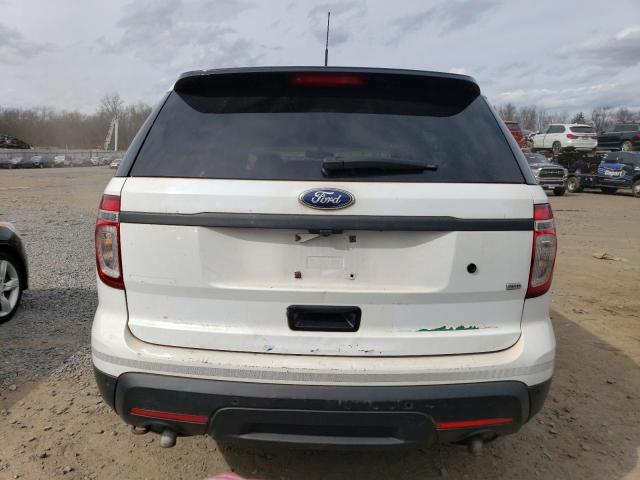 1FM5K8ARXFGB13073 - 2015 FORD EXPLORER POLICE INTERCEPTOR თეთრი ფოტო 6