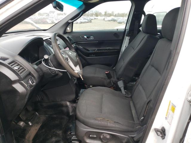 1FM5K8ARXFGB13073 - 2015 FORD EXPLORER POLICE INTERCEPTOR თეთრი ფოტო 7