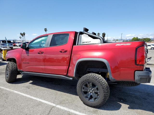 1GCGTEEN4M1241311 - 2021 CHEVROLET COLORADO ZR2 RED photo 2