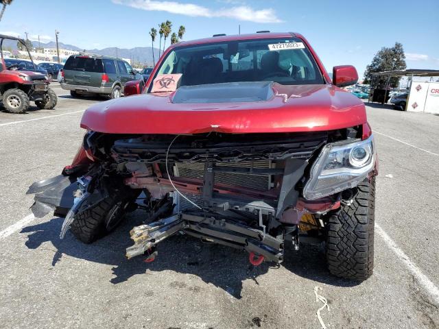 1GCGTEEN4M1241311 - 2021 CHEVROLET COLORADO ZR2 RED photo 5