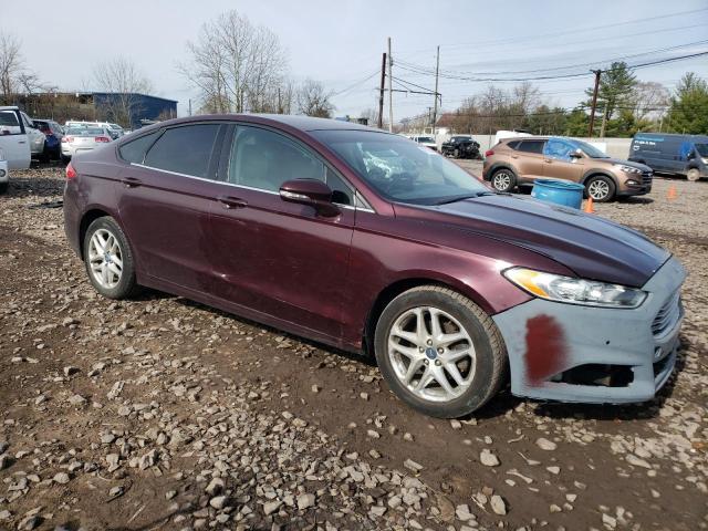 3FA6P0H76DR114202 - 2013 FORD FUSION SE MAROON photo 4