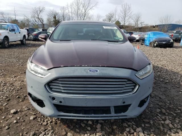 3FA6P0H76DR114202 - 2013 FORD FUSION SE MAROON photo 5