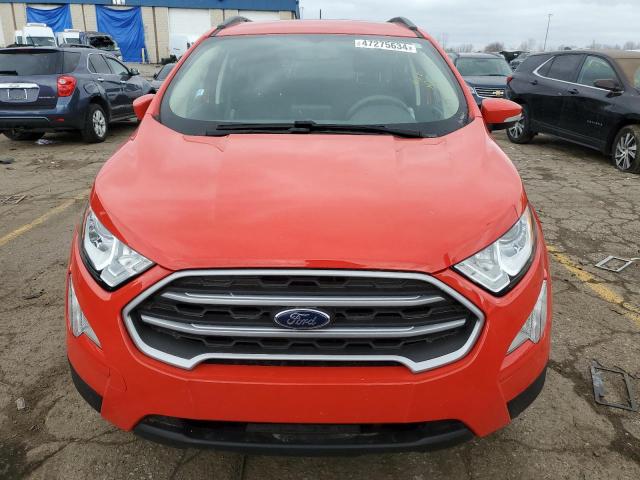 MAJ6S3GL7MC397657 - 2021 FORD ECOSPORT SE RED photo 5