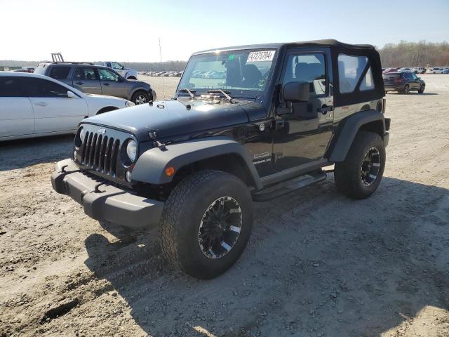 1C4AJWAG4EL135682 - 2014 JEEP WRANGLER SPORT BLACK photo 1