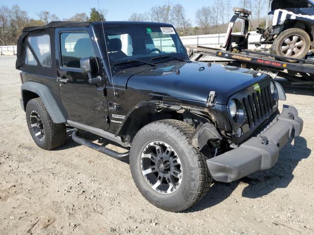 1C4AJWAG4EL135682 - 2014 JEEP WRANGLER SPORT BLACK photo 4