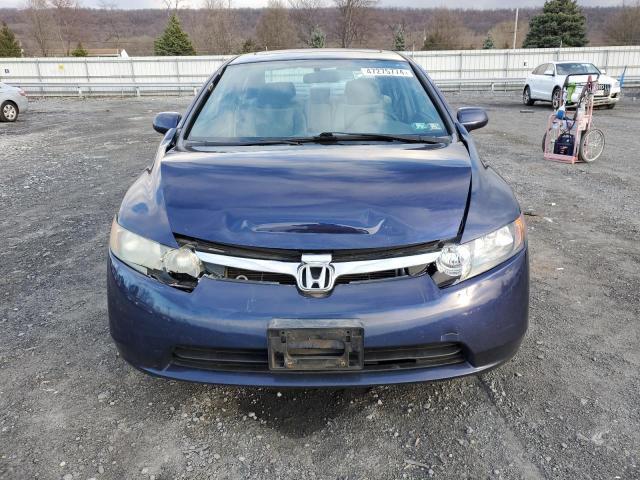 2HGFA16858H531326 - 2008 HONDA CIVIC EX BLUE photo 5